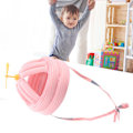 Miniatyrbillede 5 af 8: Babysikkerhedshjelm Forebygger Fald Blød Justerbar Toddler Hovedbeskyttelseshat til Krybning Gang Bamboo Dragonfly Pink
