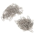 Miniatyrbilde 8 av 8: 100 stk Fishing Power Clips Link Rustfritt stål Fast Change Speed ​​Clips Connector L