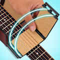 Miniatyrbild 3 av 8: Gitarr Bas String Scrubber Cleaner Rengörings- och skötselverktyg Instrumenttillbehör (svart)