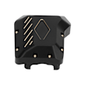 Pikkukuva 4 / 8: RC Diff Cover Musta Messinki Akselin Suojus Ruosteenkestävä Kulutusta Kestävä RC Päivitys Varaosat RC Crawler Autoon