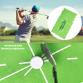 Miniatyrbilde 8 av 8: Treningsmatte for Swing Detection Batting Mini Øv Treningshjelp Putematte Gave til hjemmekontor