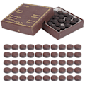 Miniatyrbilde 6 av 8: 50 stk/eske 10 mm køtipssett Snooker rødt skinn Cue Stick tips for Pool Eight Ball
