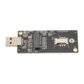 Pikkukuva 6 / 8: USB3.0 4G-moduulin sovitinkortti NGFF M.2 Key B - USB 3.0 -sovitin SIM-korttipaikalla 4G 5G -moduulille