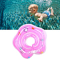 Miniatyrbillede 6 af 8: Spædbarns Hals Flyder Dobbelt Luftdyse PVC Dobbelt Luftpose Lækagesikker Spædbarns Svømmehalsring til Spædbarn Pink