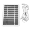 Miniatyrbillede 7 af 8: 2W 5V Solpanel Oplader Bærbar USB Soloplader Polysilicium til Mobiltelefon Lav Effekt Elektriske Apparater