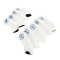 Miniatyrbild 4 av 8: 9st Golf Iron Head Covers PU Vattentät Golf Club Headcovers för högervänsterhänta golfspelare Vit