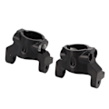 Miniatyrbillede 4 af 8: 1 par aluminiumslegering forreste C-sæde CNC C-hub til Axial RBX10 Ryft 1/10 RC Crawler bilreservedele Sort