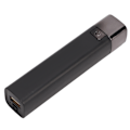 Miniatyrbillede 2 af 8: Genopladelig Super Lys Lommelygte Mini USB Elektrisk Lommelygte med Powerbank Funktion til Udendørs Eventyr Sort