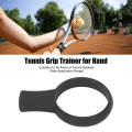 Pikkukuva 5 / 8: 4kpl Tennis Grip Trainer Aid Tennis Racket Trainer työkalu ulkourheilukilpailuihin musta