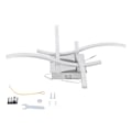 Miniatyrbillede 1 af 8: LED-loftslampe 25W Moderne buede lampe til stue Kantine Soveværelse Hvidt lys 85-265V