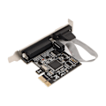 Miniatyrbillede 3 af 8: PCIe til RS232 udvidelseskort 9-pin seriel 25-pin parallel port Combo 2,5 Gbps PCIe Com Port Adapter til Printer POS Automation