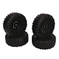 Pikkukuva 7 / 8: 4kpl 1.9 tuuman RC Crawler -renkaat Kumia 1/10 Crawler -renkaat muovisella pyörän navalla SCX10:lle