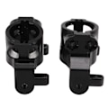 Miniatyrbillede 3 af 8: 1 par aluminiumslegering forreste C-sæde CNC C-hub til Axial RBX10 Ryft 1/10 RC Crawler bilreservedele Sort