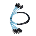 Miniatyrbillede 2 af 8: SATA Kabler 7 Pin Hurtig Hastighed 6Gbps Mini Nem Brug 4 Ledninger Høj Hastighed SATA Kabel Sæt til Computer