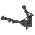 Miniatyrbilde 4 av 8: Foldbar Hurtigutløsnings Bipod Stativ i Aluminium Legering for Utendørs Skyting