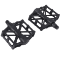 Miniatyrbillede 3 af 8: 1 par cykelpedaler, sorte, professionelle, aluminiumslegering, cykelplatformpedaler til landevejscykler og mountainbikes