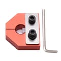 Filament Welder Connector Høj Styrke Præcis 3D Printer Filament Sensor Connector med Nøgle til 1,75 mm PLA ABS Rød