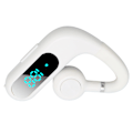 Pikkukuva 6 / 8: Bluetooth kuuloke V5.3 melua vaimentava hands free -kuuloke Ultrakevyt kannettava 180 astetta pyörivä mikrofoni yrityksille valkoinen