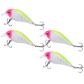 Miniatyrbillede 8 af 8: 4 stk kunstig simulering plastik Minnow Crank Rock lokkemad fisketilbehør5#