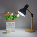 Miniatyrbillede 2 af 5: LED-bordlampe Trinløs Justerbar Øjenplejebord Sengelampe Bærbar LED-læselampe til studier Kontor Justerbar vinkel Mattsort