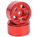 Miniatyrbilde 3 av 8: 2 stk RC aluminiumslegering hjulnav for Axial SCX24 90081 1/24 RC biloppgraderingsdeler Rød
