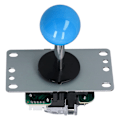 Miniatyrbild 2 av 8: QM070901 Arkadspels Joystick Kit Noll Fördröjning Arkadspel DIY Kit Delar med Encoderkort 10 Knappar Joystick för MAME Blå