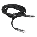 Miniatyrbilde 6 av 8: 100W USB C til USB C-kabel Hurtigladekabel USB C-laderkabel med digital skjerm for telefoner Nettbrett Bærbare datamaskiner 2M svart