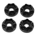 Pikkukuva 3 / 8: 4 kpl 12 mm pyörän kuusiokolonavan paksuus 10 mm 1/10 RC-automallille Yleiskäyttöinen 1,9 tuuman 2,2 tuuman pyörä