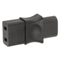 Miniatyrbild 6 av 8: IEC320 C8 till IEC320 C9 Adapter C8 Hane till C9 Hona Konverter Strömkonverteringskontakt AC 250V 6A 1500W