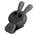 Miniatyrbillede 4 af 8: Holdningskorrektion Smart Elektrisk Skrivebord Kanin Afstand Siddende Holdningspåmindelse Clip On Synsbeskytter Enhed Sort