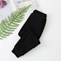 Miniatyrbild 5 av 8: Pojkars Cuffade Sweatpants med Dinosaurie Tryck, Ankelband, Sport, Långa Byxor, Bomull, Varma, Casual, Sweatpants för Vår Höst, Svart, Storlek L för 120 cm Kroppshöjd
