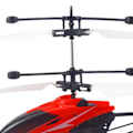 Miniatyrbild 8 av 8: Induktionshelikopterleksak för nybörjare USB-laddning Automatisk stigning RC-flygplanleksak Flygande leksak för daglig lek Röd