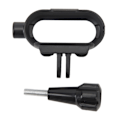 Miniatyrbillede 4 af 8: Beskyttende plastikrammehus til Insta360 GO 3 Thumb Camera Adapter Udvidelse Quick Release Tilbehør med 1/4 tommer beslag