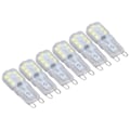 Miniatyrbillede 4 af 8: G9 pære dæmpbar øjenbeskyttelse energibesparende 14 LED'er 3W lyspære til lysekrone bordlampe 6 stk varmt lys 220V