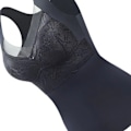 Miniatyrbillede 8 af 8: Camisole Kvinder Polstret Tanktop med Indbygget BH Tynd Is Silke Åndbar til Sommer Sort XL (til 50‑62,5 kg)
