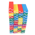 Pikkukuva 5 / 8: 45 kpl Tumbling Blocks - Muoviset, Kestävät, Vakaat, Moniväriset, Rakennuspelit Lapsille