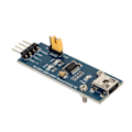 Miniatyrbild 3 av 8: USB till UART TTL-modul USB Mini AB-kontakt 3 strömlägen 3 LED USB UART seriell adaptermodul för Win XP 7 8 10 11