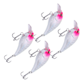 Pikkukuva 4 / 8: 4 kpl keinotekoinen simulaatiomuovi Minnow Crank Rock viehekalastustarvike5#