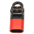 Miniatyrbilde 8 av 8: Klokkelader til 8-pins adapter 90 grader rød Laderkonverter Klokketilbehør for Garmin Fenix ​​Instinct 2S Forerunner Vivomove Vivoactive Venu