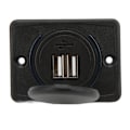 Miniatyrbilde 7 av 8: 3.1A 5V Dobbel USB Bil Lader LED Rask Lading Universell for 12‑24V Skip Biler Bobiler