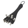 Pikkukuva 8 / 8: 3 in 1 Ebony Tailpiece ja köysihienovirittimet -setti 4/3 4/4 viulun varaosalle