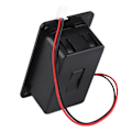 Miniatyrbild 4 av 8: 9V batterihållare Case Box Cover för Gitarr Bas Active Pickup Connector
