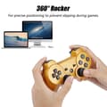 Miniatyrbillede 6 af 8: Trådløs Bluetooth Gamepad Game Controller Fuldt udstyret spilhåndtag til PS3 (gul)