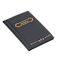 Miniatyrbild 4 av 8: Myntsamlingsalbum PVC Slitstark Lätt Bärbar Mynthållare Bok för Samlare Svart