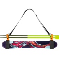 Miniatyrbilde 5 av 7: Skiholderstropper Skateboardtilbehør Skiskulderstropper Justerbare Slitesterke skiutstyr Sledesele