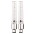 Miniatyrbilde 1 av 8: 2 stk sykkeldekk ventilhette lys 5LED 7 moduser sykkelhjul lys for Schrader ventil