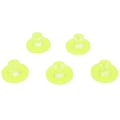 Miniatyrbillede 8 af 8: 5 stk Koralfrag Plugs Fluorescerende Grøn Rund Form Akryl Koralfrag Holder Base til Akvarium Fiskekum