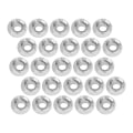 Miniatyrbillede 2 af 8: 25 stk. Tungsten Flue Binding Runde Perler Jig Kroge Fiskegrej Tilbehør (3,8 mm)