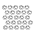 Pikkukuva 2 / 8: 25 kpl uratettuja volframiperhosidonta pyöreitä helmiä jigikoukut kalastustarvikkeiden tarvikkeet (3,8 mm)