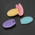 Miniatyrbillede 6 af 8: 4 stk fløjte fingerstøtte silikone blæseinstrument tilbehør Gul/Pink/Roserød/Lilla
